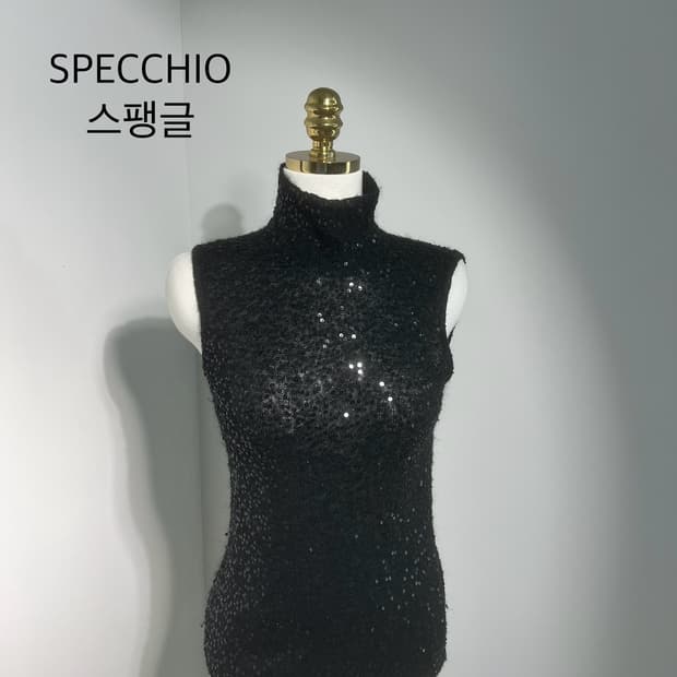 specchio 스피치오 스팽글 슬리브리스