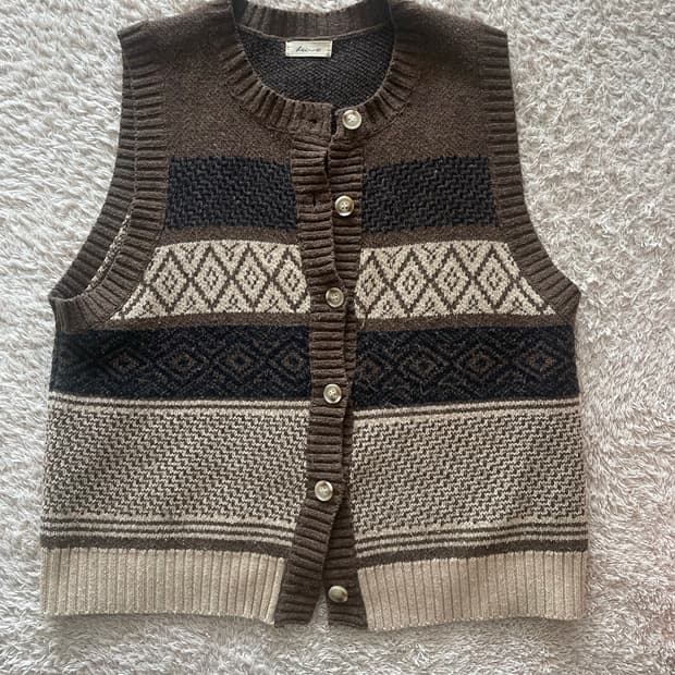 빈티니 니트조끼