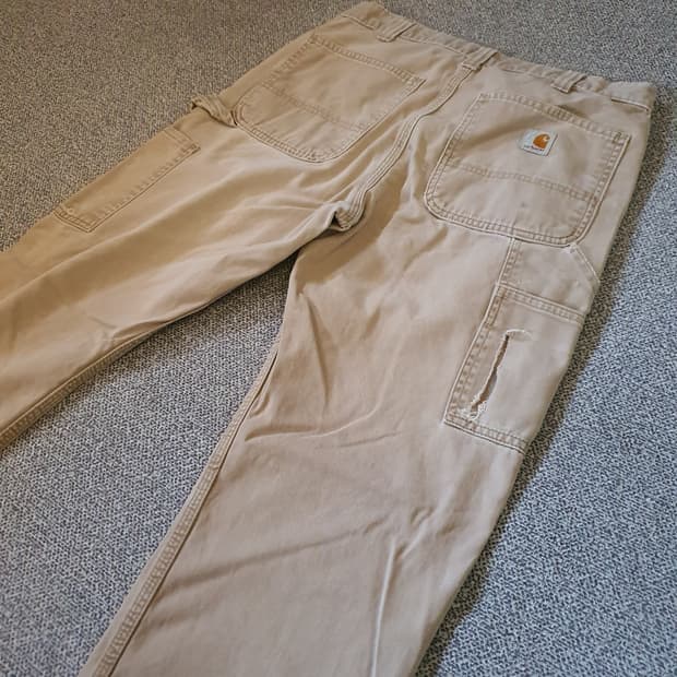 칼하트 B324 DKH 릴렉스 핏 트윌 던가리 팬츠  no.96