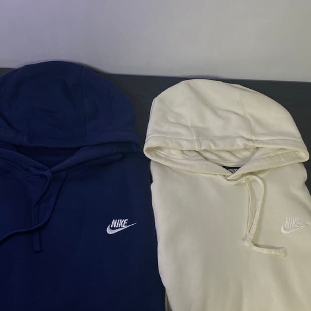 나이키 기모 후드티 2p