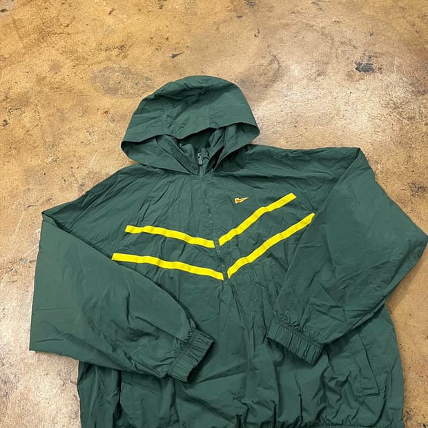 [정품/XL] 나이키 그린 옐로우 바람막이 후드 자켓 b8