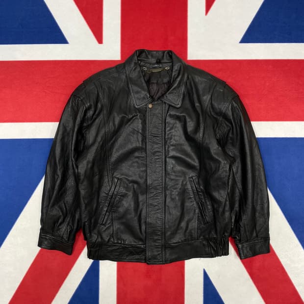 빈티지 양가죽 봄버자켓 M 실측 L -XL 