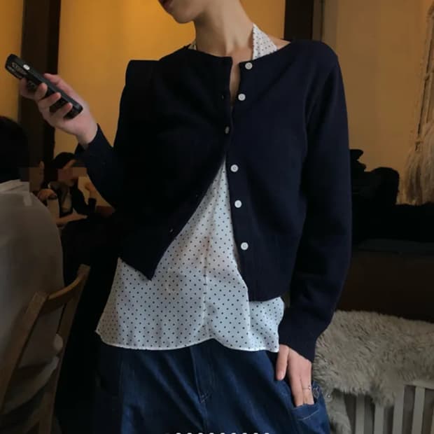오네 deep circle top