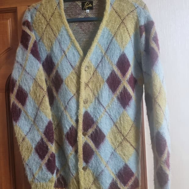 23일까지할인) 니들스 아가일 가디건