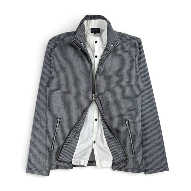 Male & Co 레이어드 투웨이 집업 자켓