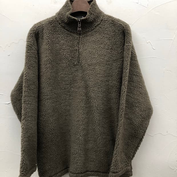 바나나 리퍼블릭 플리스 하프 집업