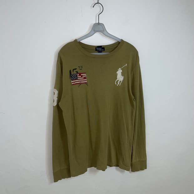 폴로 usa 빅포니 롱슬리브