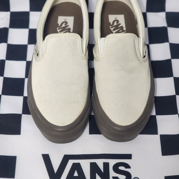 반스 스웨이드 슬립온 크림/브라운 240mm 