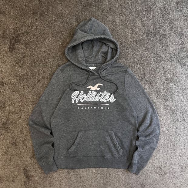 홀리스터 로고 후드티