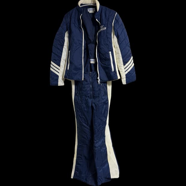 아디다스 오리지널 × 데상트 빈티지 퀼팅 스키 슈트 셋업