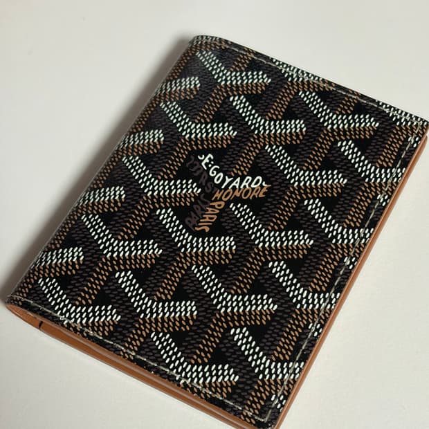 고야드 정품 카드지갑 생마르크 영수증 포함 풀박스