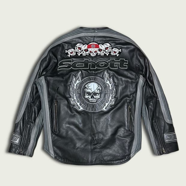 커스텀패치 모터사이클 자켓