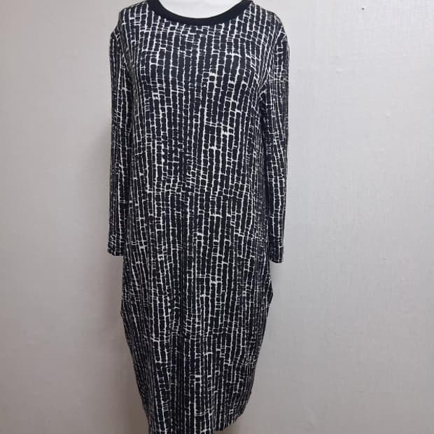 막스마라 비스코스 레이욘 져지원피스 여성 55 피트 슬림66