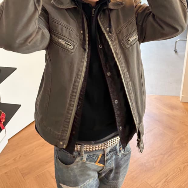 Zipper trucker jacket [2]