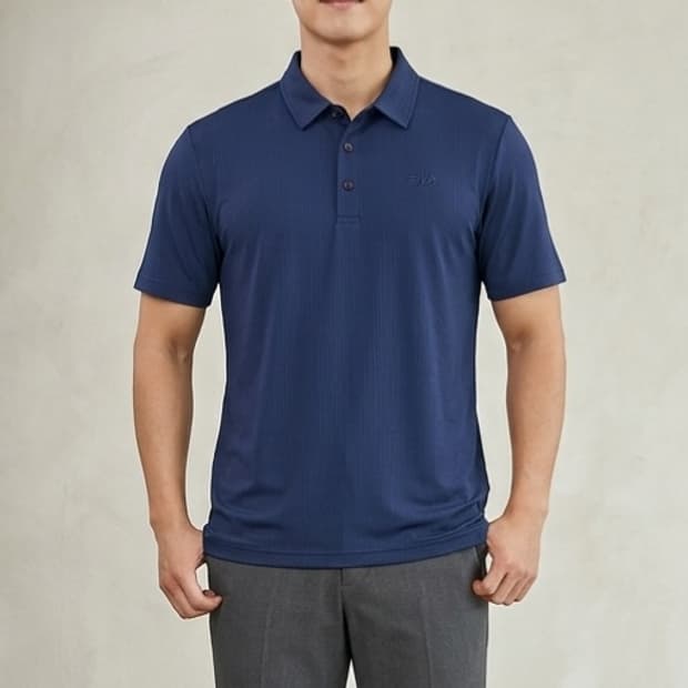 [100]휠라 기능성 반팔 카라티