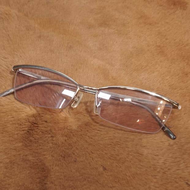 솔리드 블루 Japan 티타늄 안경