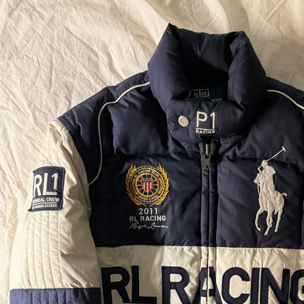 폴로 빅포니 성조시 레이싱 패딩 