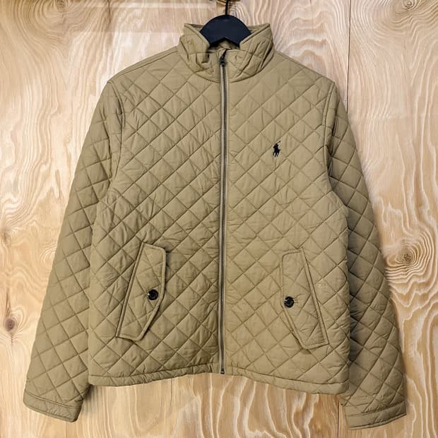 폴로 랄프 로렌 베이직 포니 퀼티드 집 자켓