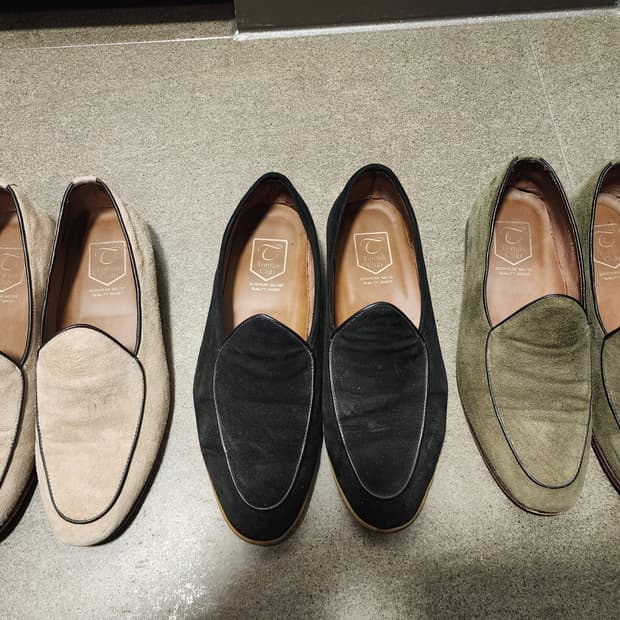 토마스클럽 스웨이드 남성 로퍼 260(개당 38000원)