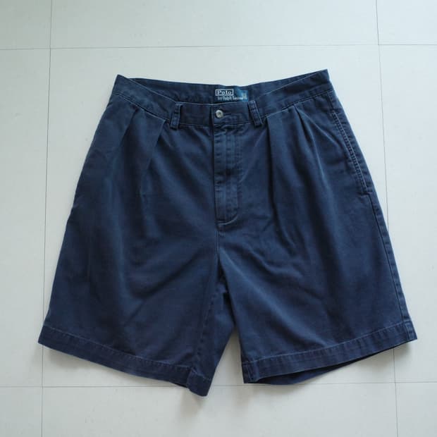 폴로 90s 올드타일러 투턱 치노반바지 32