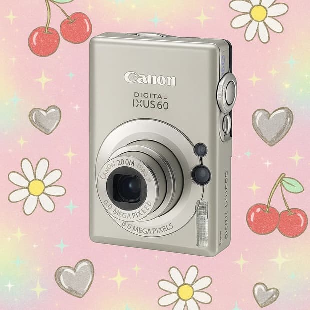 CANON IXUS 60 디지털 카메라 빈티지 디카
