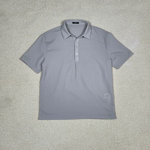 [알레그리] 텍스처 폴리 반팔 카라티 | S00029