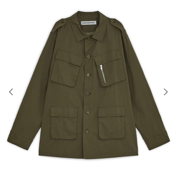 LOOSE FIT SAFARI JACKET, KHAKI