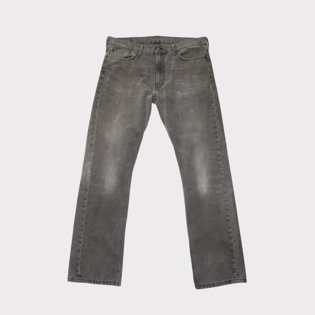 [36인치] 리바이스 513 흑청 데님팬츠