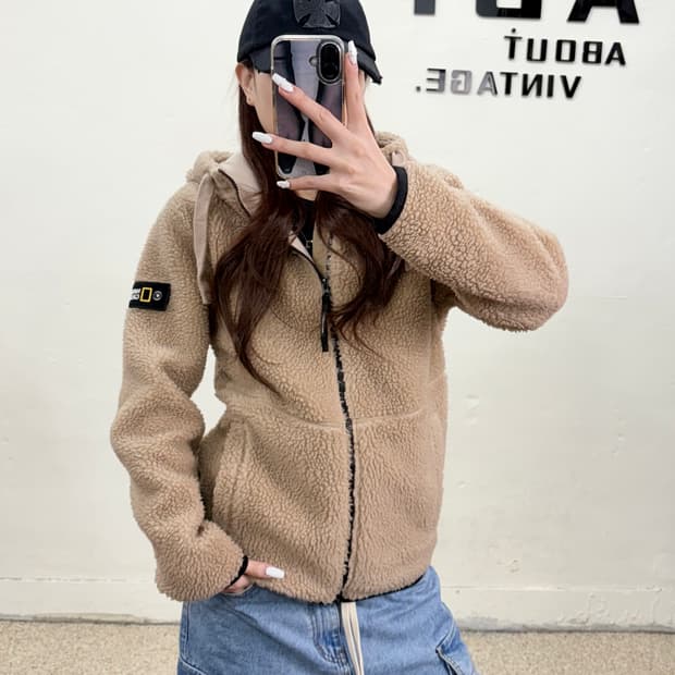 내셔널 지오그래픽 뽀글 후리스 