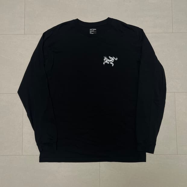 아크테릭스 kragg 롱슬리브 birdtile 블랙 L