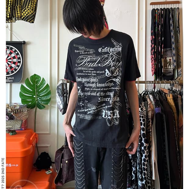 90s-00s BADBOY Gothic Lettering T-Shirt