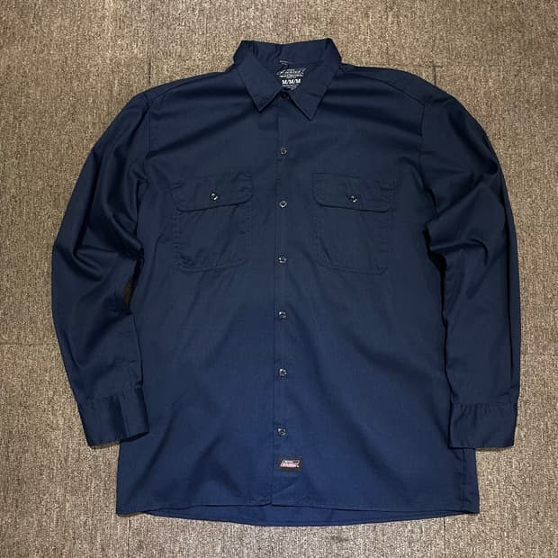 (M) Dickies 디키즈 워크 셔츠 네이비
