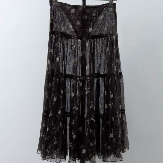 아네스베 시스루 스커트