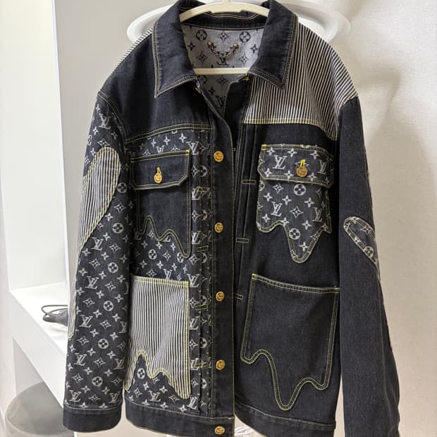 루이비통 니고 크레이지데님자켓 50사이즈 상태S급