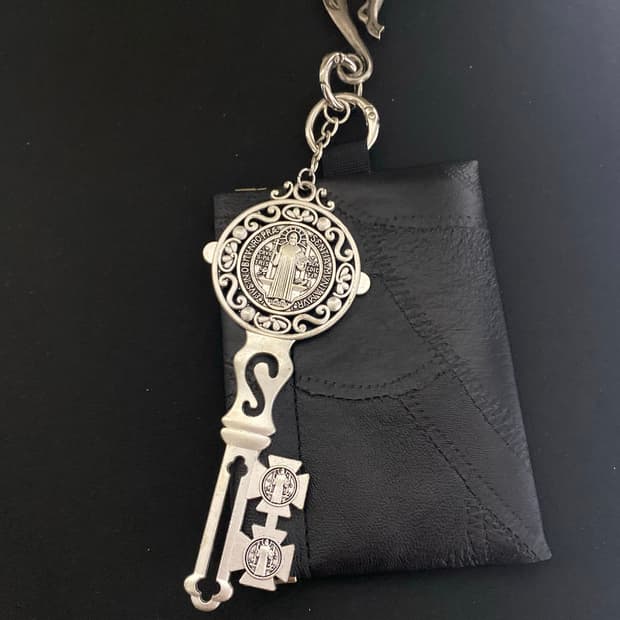 성 베네딕트 키 카드홀더 키링