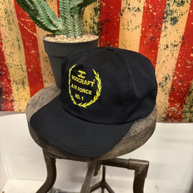 밀리터리 90s 에어포스 항공정비 6패널 노벨티 캡 N256