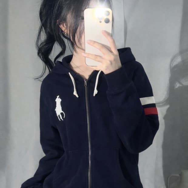 🐰폴로 랄프로렌 빅포니 네이비 데일리 꾸안꾸 후드집업 저렴♥️