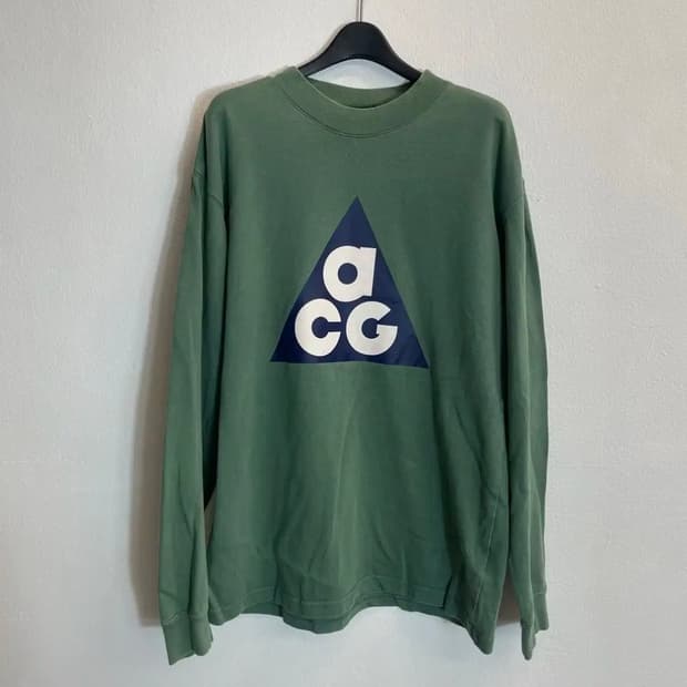 나이키 ACG 그린 맨투맨(L)