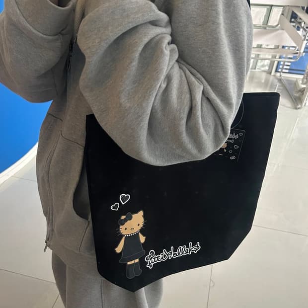 SUNBORN HELLO KITTY PRINT 헬로 키티 토트백