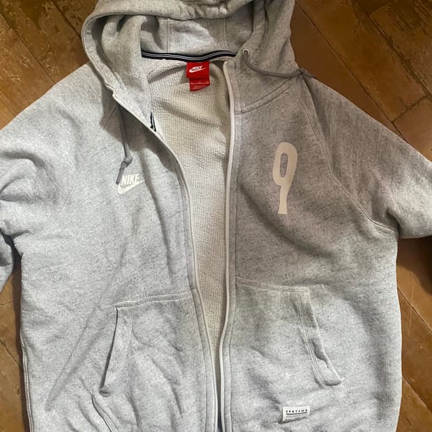 나이키 그레이 후드집업 XL