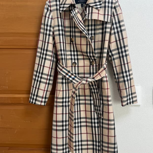 버버리 빈티지 체크코트