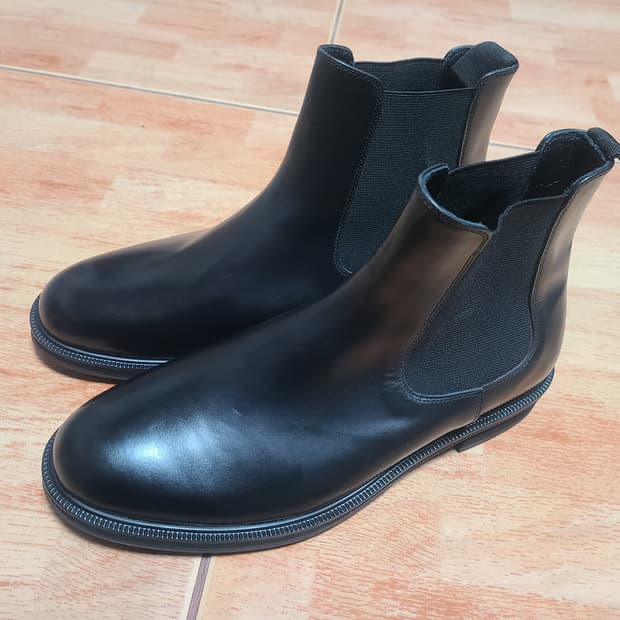 오뷔제 소가죽 수제화 비브람첼시 255