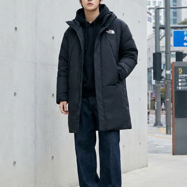 THE NORTH FACE 노스페이스 드라이벤트 구스 다운 롱패딩