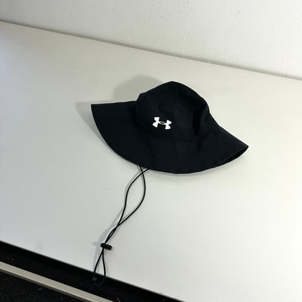 M-L 언더아머 블랙 폴리 사파리버킷햇 벙거지