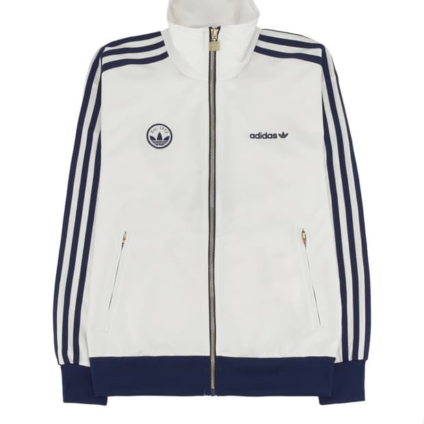 아디다스 파이어버드 배지 트랙 탑 클라우드 화이트