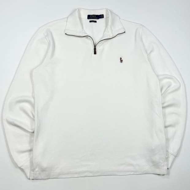 랄프로렌 반집업 니트