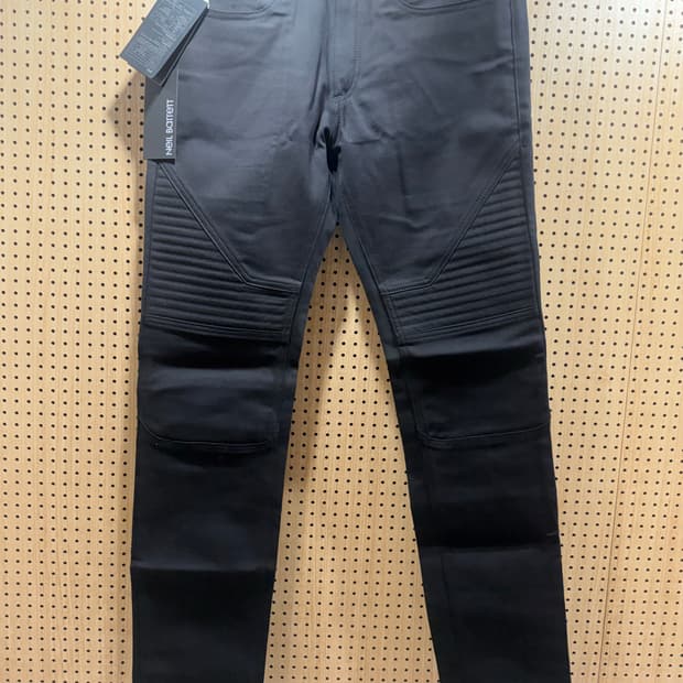 NEIL BARRETT Biker-style skinny jeans