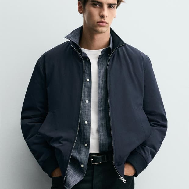 자라 오리진스 봄버 자켓 XL 