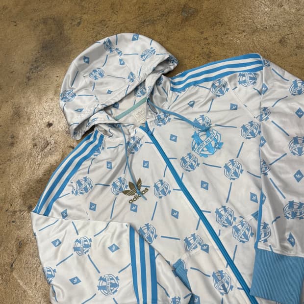 아디다스 00s 마르세유 흰하 화이트 하늘 져지 트랙탑 95