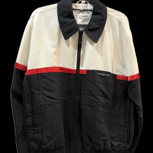Burberry 해링턴 울 블랜드 자켓